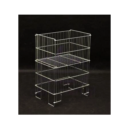Kosz sklepowy promocyjny składany 55x39x77 cm