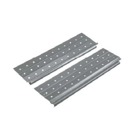 Bok perforowany 450 mm do szuflady wysokiej Box-23 kolor biały/szary