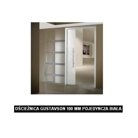 Ościeżnica Gustawson 100mm pojedyncza biała 90