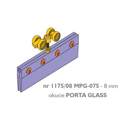 Okucie Porta Glass 8mm