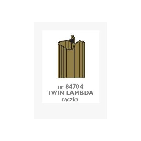 Rączka Twin Lambda szampan