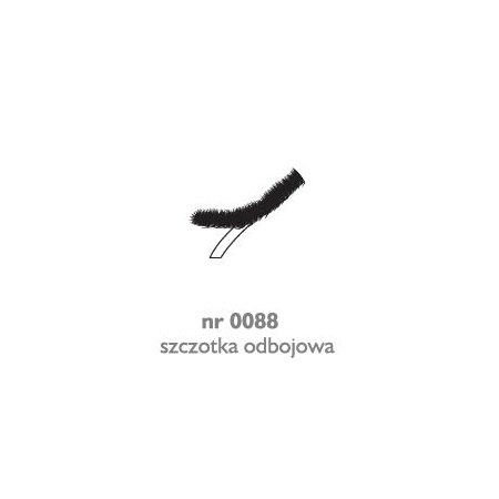 Szczotka odbojowa 4,8mm x 4mm szara z klejem