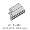 Szyna górna/dolna L-052