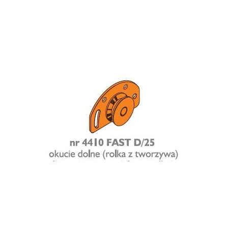 Okucie dolne Fast D/25