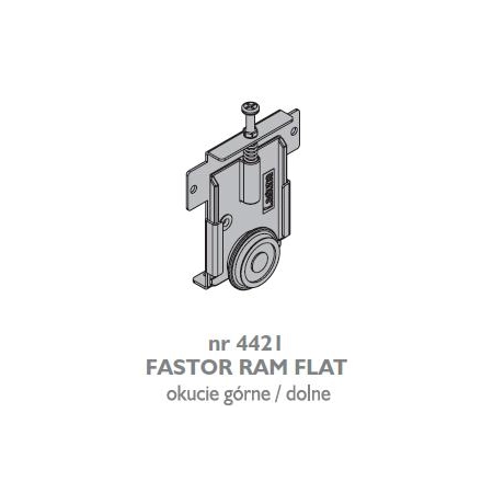 Okucie górne/dolne FASTOR FLAT RAM