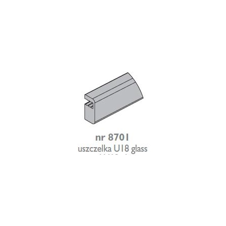 Uszczelka U-18 GLASS 4 mm - 25 m
