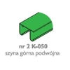 Szyna górna K-050