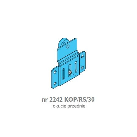 Okucie przednie regulowane KOP/RS/30