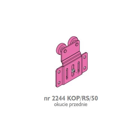 Okucie przednie regulowane KOP/RS/50