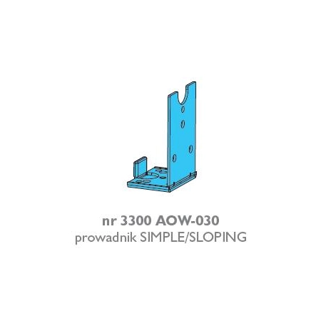 Prowadnik dolny AOW-030