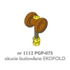 Okucie budowlane EKOFOLD PGP-075