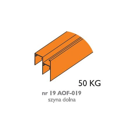 Szyna dolna AOF-019