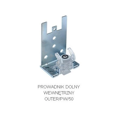 Prowadnik dolny wewnętrzny OUTER/PW/50