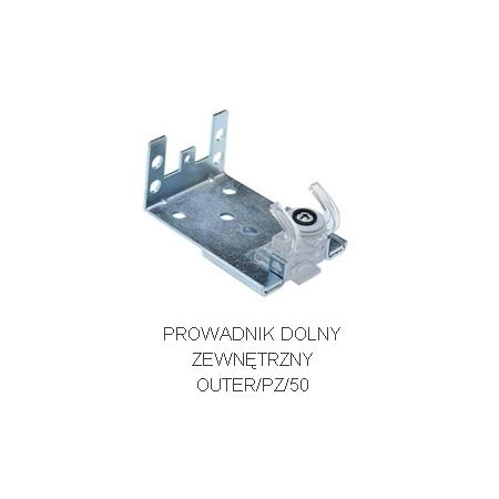 Prowadnik dolny zewnętrzny OUTER/PZ/50