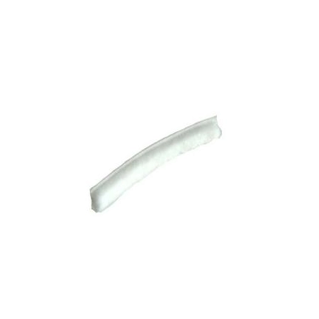 Szczotka biała 4,8mm x 6mm  wpuszczana odbojowa bez kleju