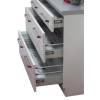 GametBOX niski szary/biały 21, wysokość 100 mm, głębokość 550 mm