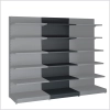 Regał metalowy Antracyt 230cm w ciągu