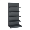 Regał metalowy 210 cm antracyt