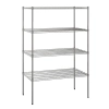 Regał chromowany 4 - półkowy Typ - 2 głębokość 60 cm
