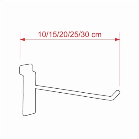 Zawieszka pojedyncza na panel chrom