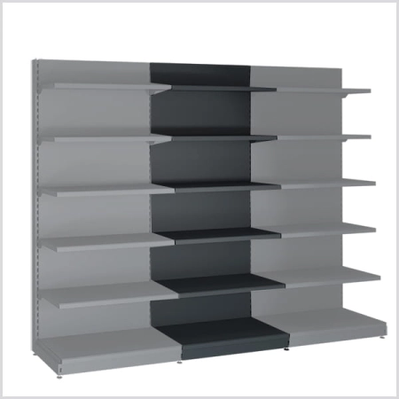 Regał metalowy Antracyt 230cm w ciągu