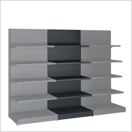 Regał metalowy 210 cm antracyt