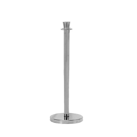 Słupek chromowany do lin wys.91 cm.