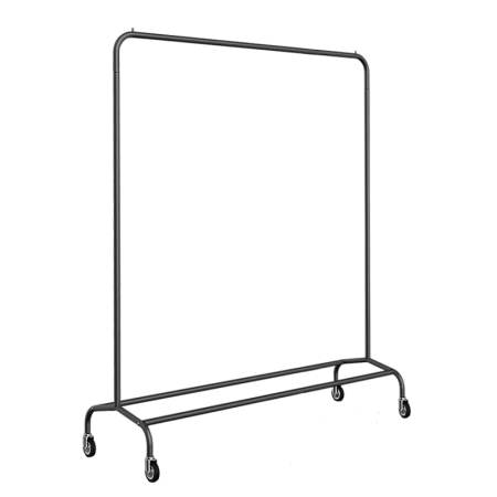 Stojak do sklepu S001C czarny szerokość 140 cm