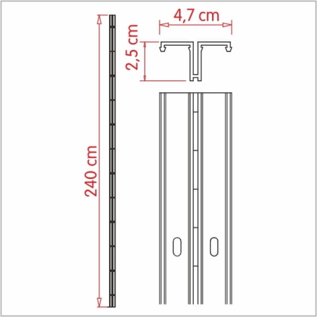 Listwa aluminiowa typ 1