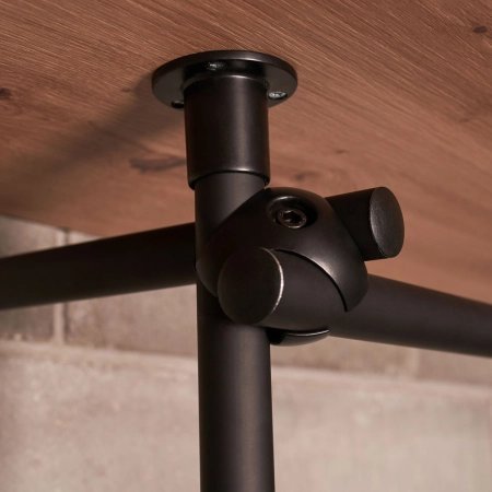 Zaślepka płaska fi 25 czarna