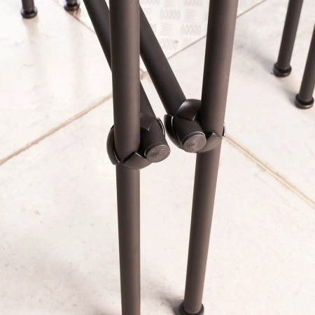 Zaślepka płaska fi 25 czarna